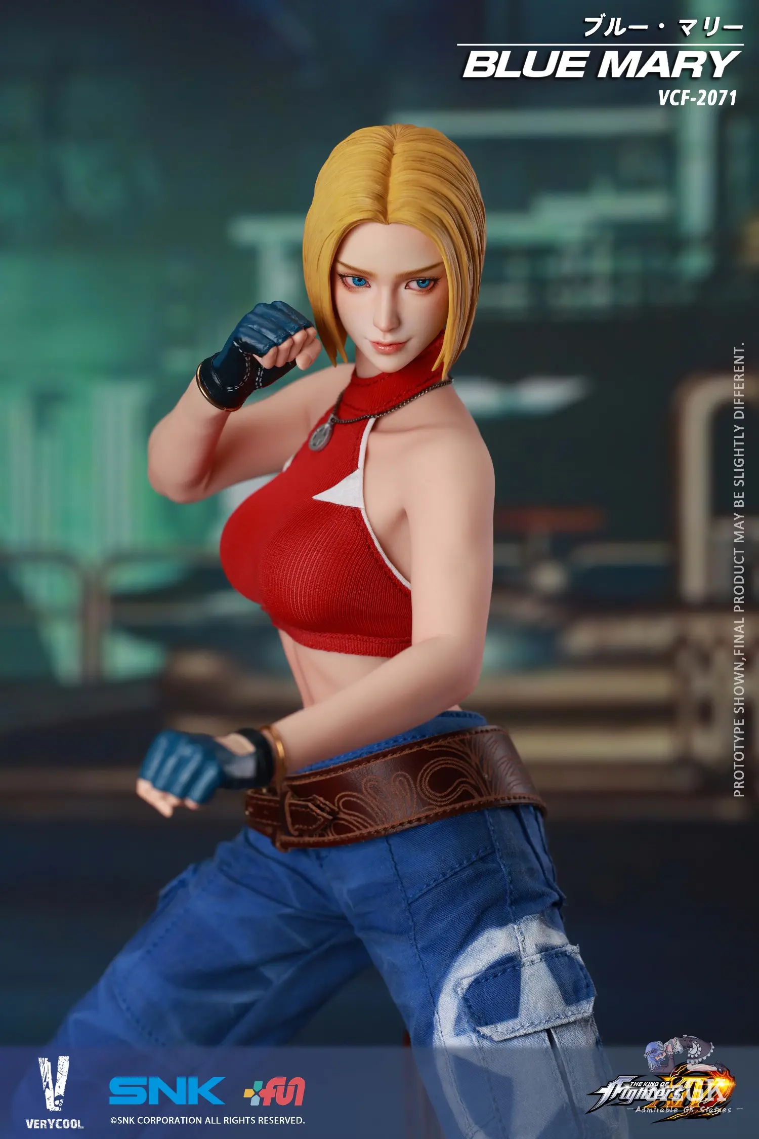 VERYCOOL – The King of Fighters XIV Blue Mary 1/6 Scale Action Figure VCF-2071 (Licensed) — Blue Mary · VERYCOOL