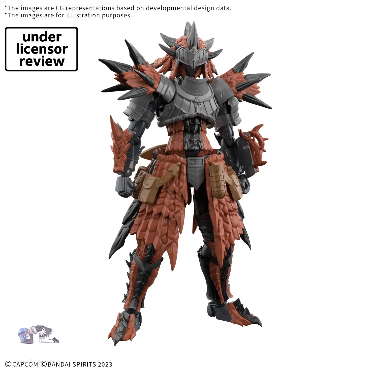 BANDAI SPIRITS – 30MF MONSTER HUNTER WILDS RATHALOS EQUIPMENT -RATHALOS SERIES- (Licensed) — Monster Hunter Wilds · BANDAI SPIRITS