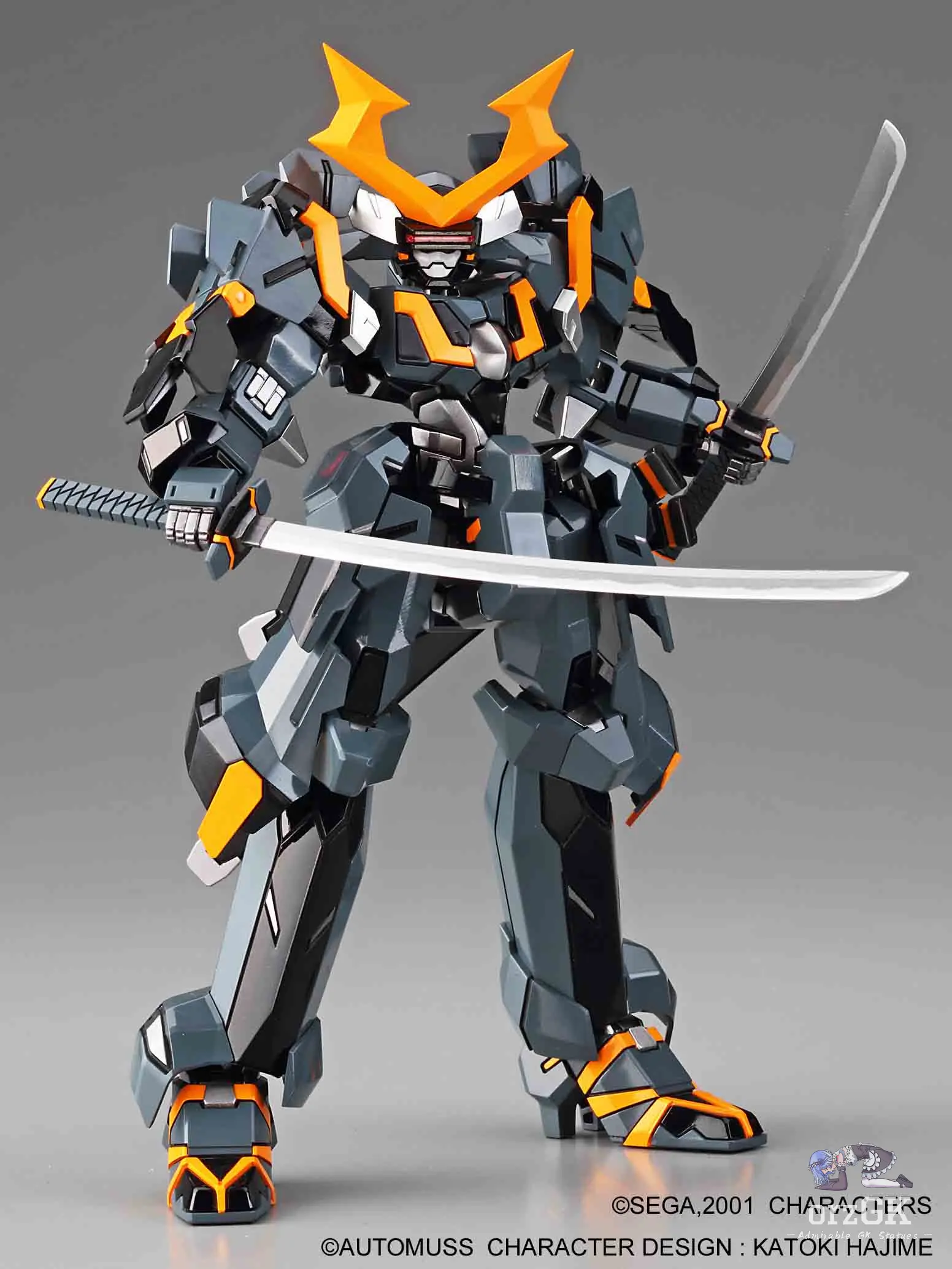 Hasegawa – 1/100 Cyber Troopers Virtual-On The Sixth Plant Type 8-1 "Akushichibyoue Kagekiyo [Yashima]" Plastic Model (Licensed) — Kagekiyo · Hasegawa