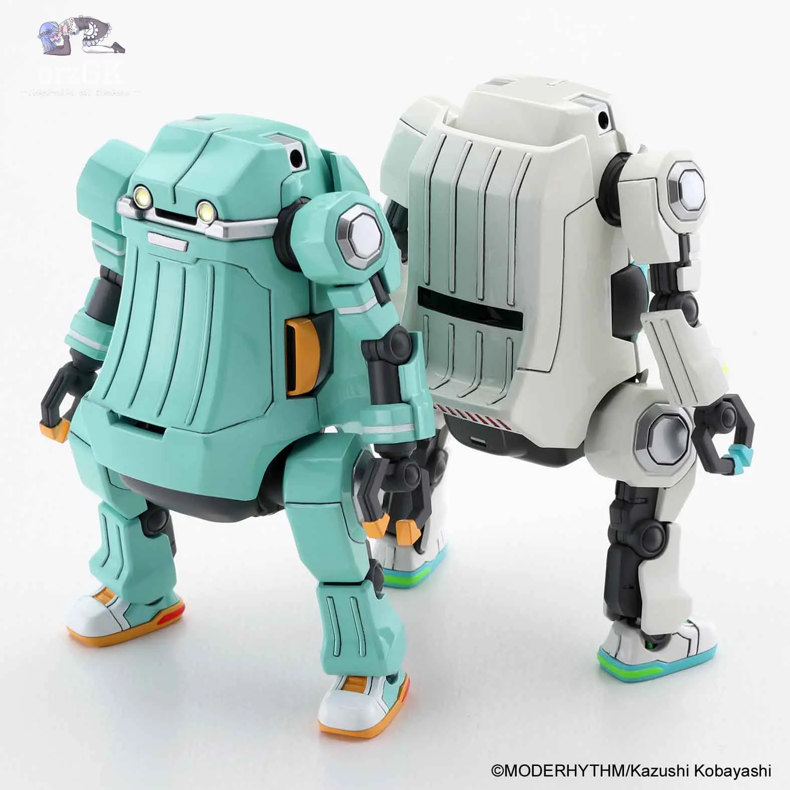 Hasegawa – 1/35 Mechatro WeGo No.21 BOXY "Light Green X White" (Set of 2) Plastic Model (Licensed) — Artist design · Hasegawa