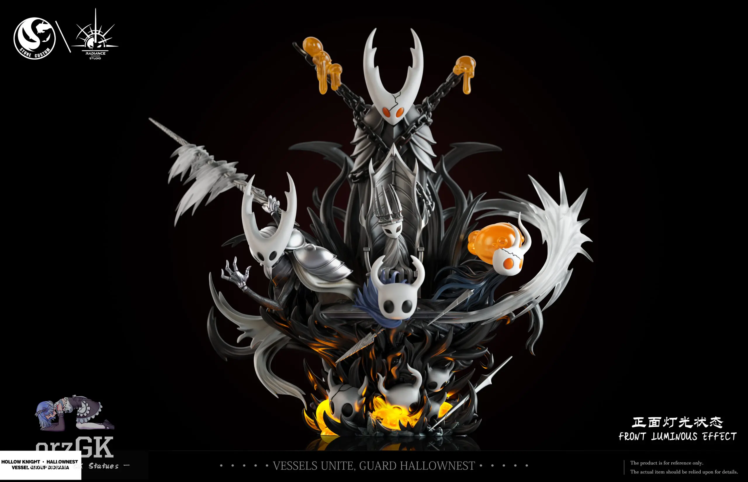 Stone Custom Studio – Scene Series Void Vessel Family Hollow Knight — Hollow Knight · Stone Custom Studio