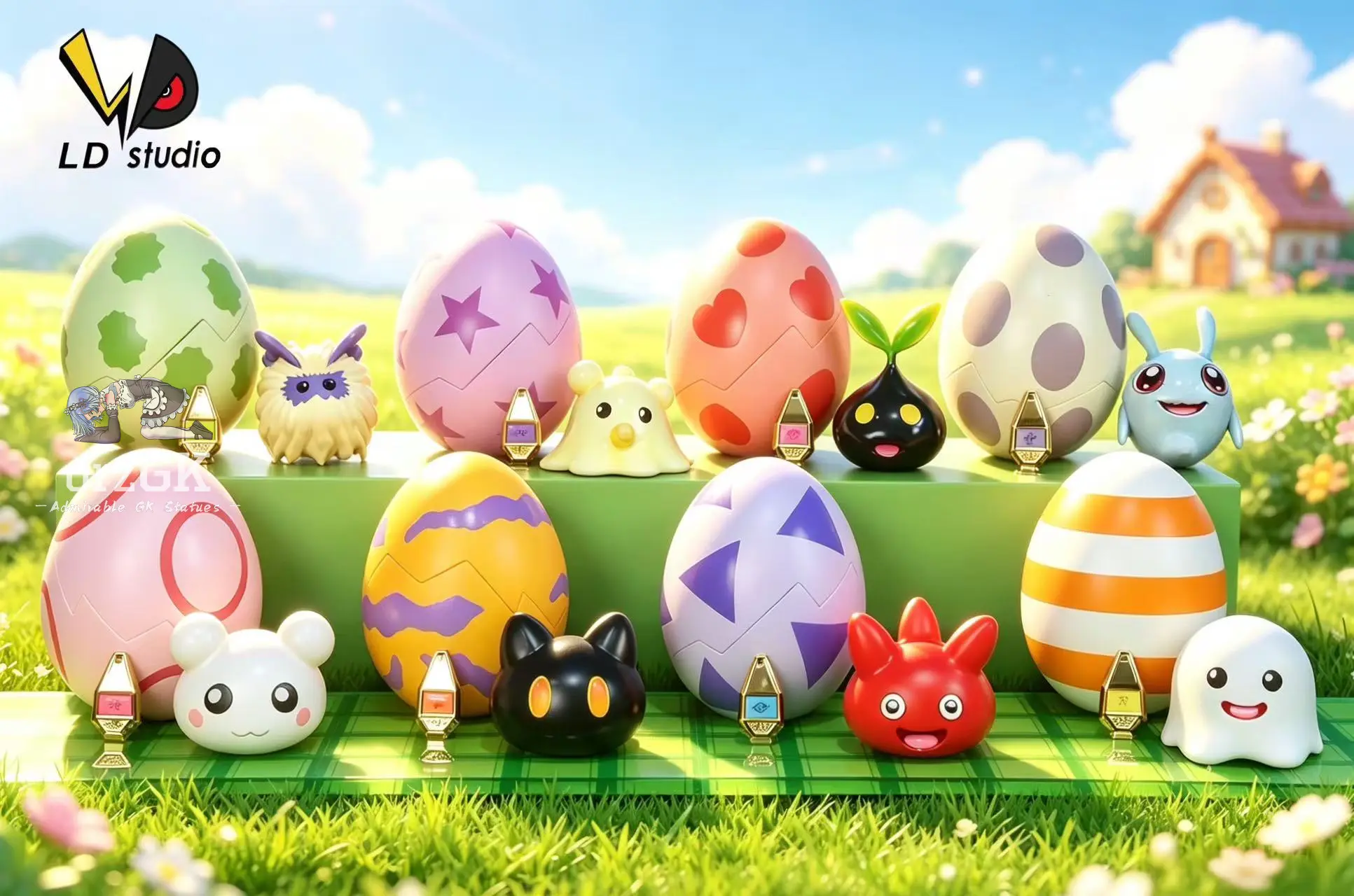 LD Studio – Digimon Series Botamon X Poyomon X Punimon X YukimiBotamon Digimon — Digimon · LD Studio